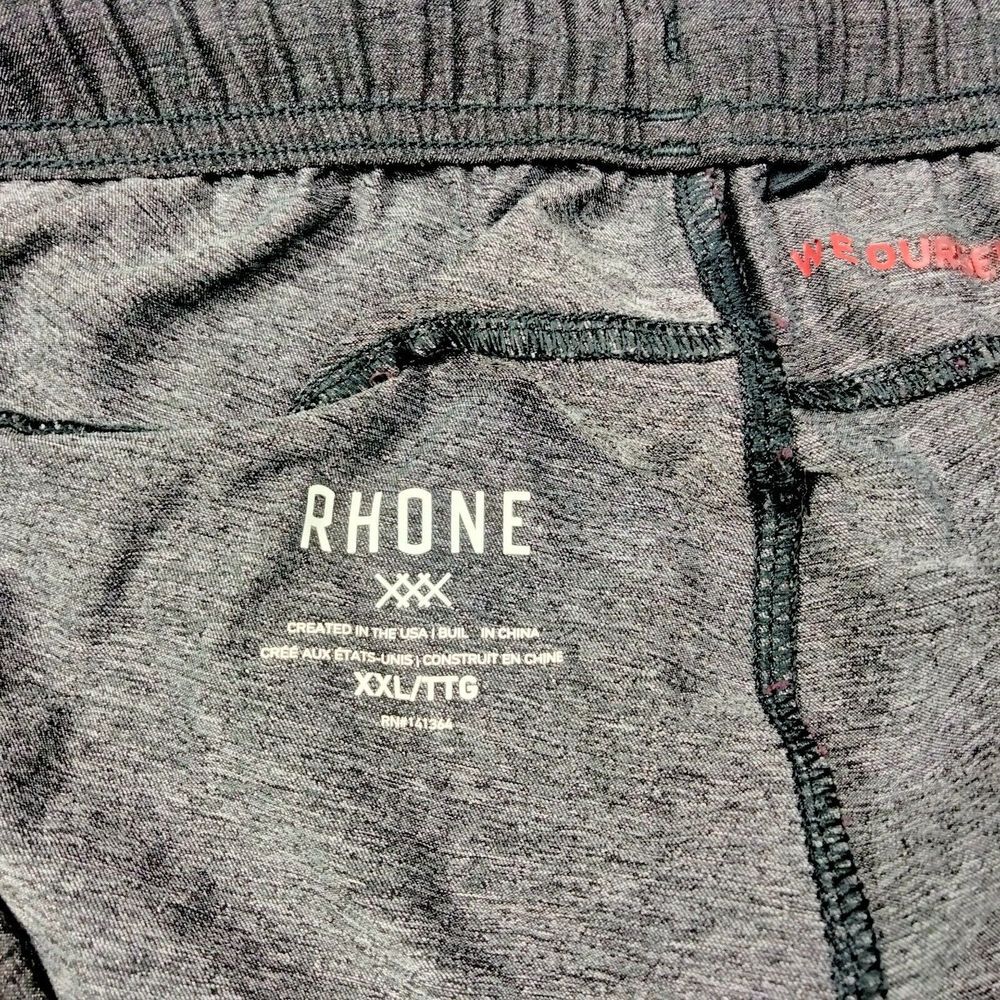 Rhone Lightweight Sweatpant Jogger Mens Sz 2XL Gray 100793 Drawstring - Picture 5 of 14